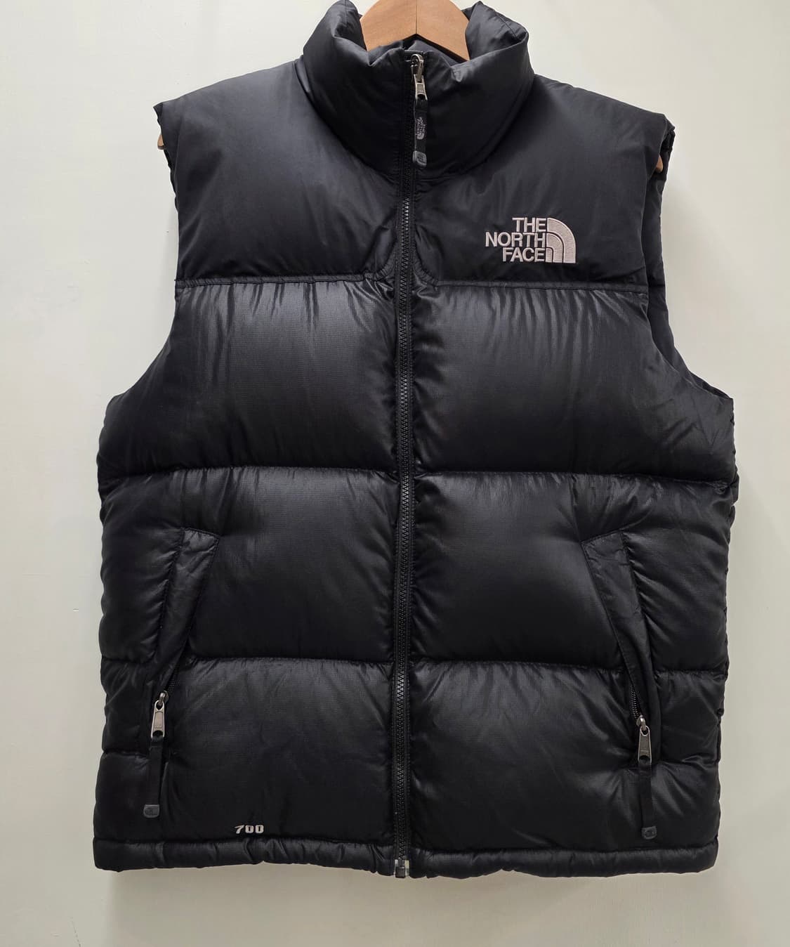 노스페이스700 눕시 블랙 구스다운 패딩조끼.   싸이즈 95 상품이미지1
