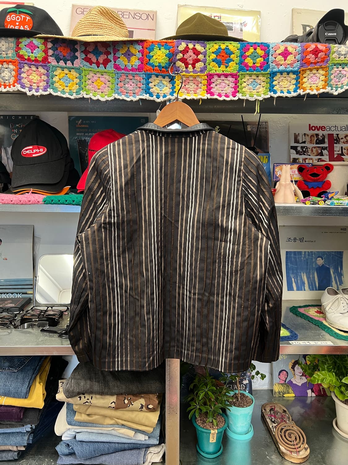 Reversible Leather Jacket – Black 상품이미지3