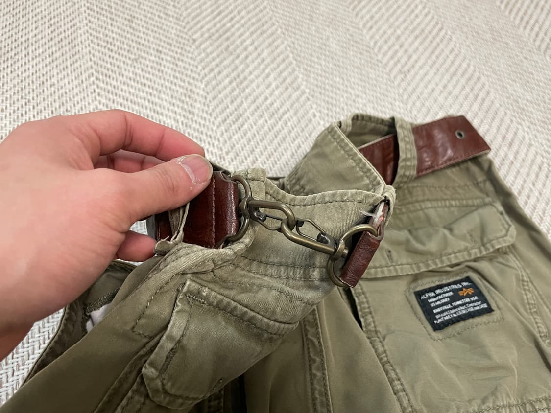 빈티지 버클 레더벨트 J03645 상품이미지4