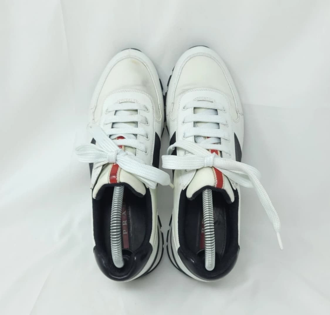 프라다 스니커즈 화이트 블랙 255~260 정품 상품이미지5