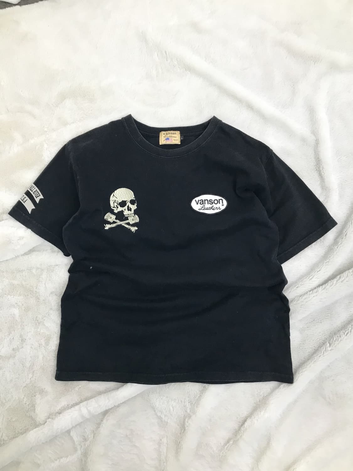 ☠️ 밴슨 크롬맛 스컬 자수패치 반팔 티셔츠 ☠️ 상품이미지10