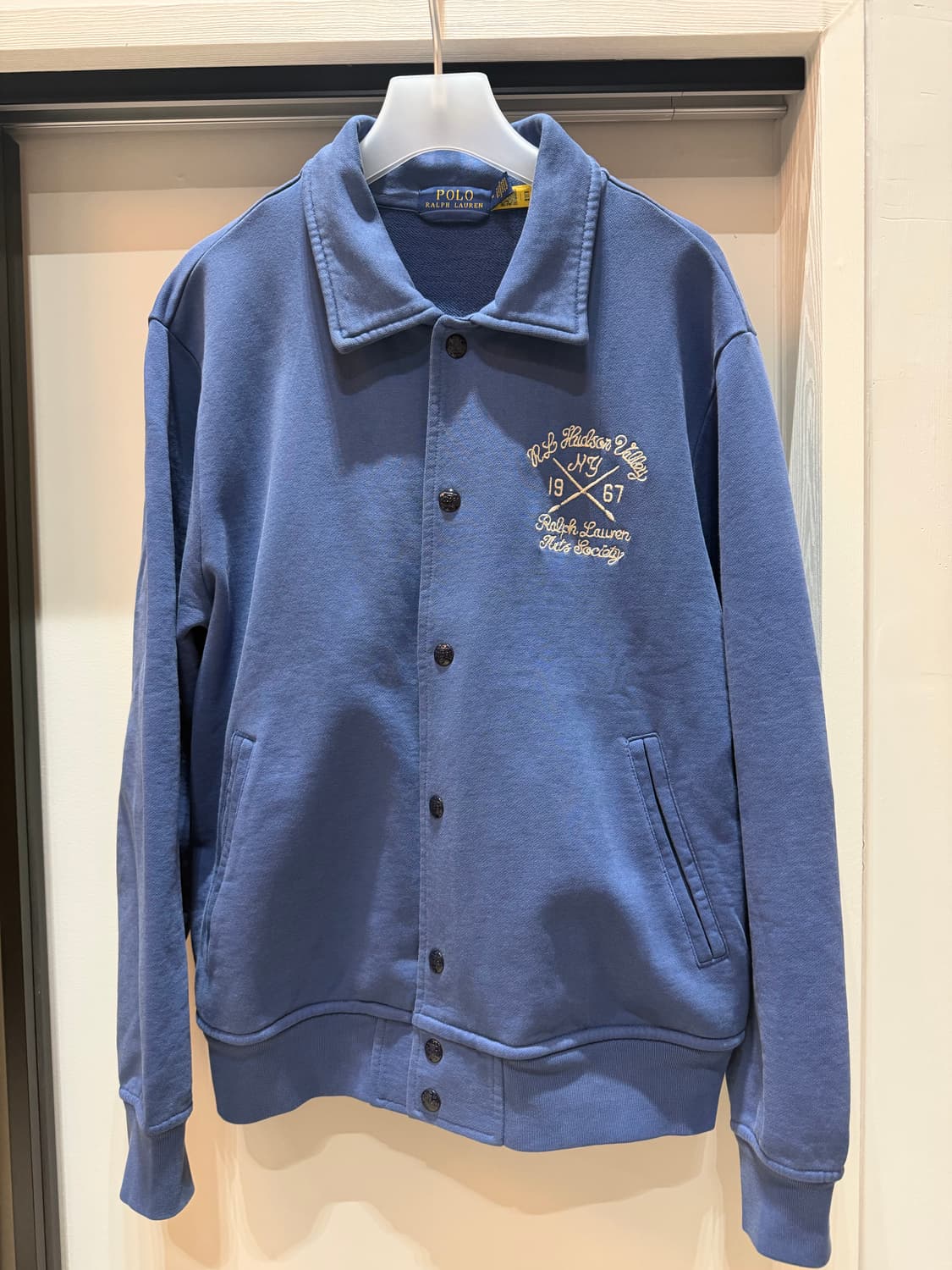 폴로 랄프로렌 허든슨밸리 블루 스웻셔츠자켓 상품이미지2