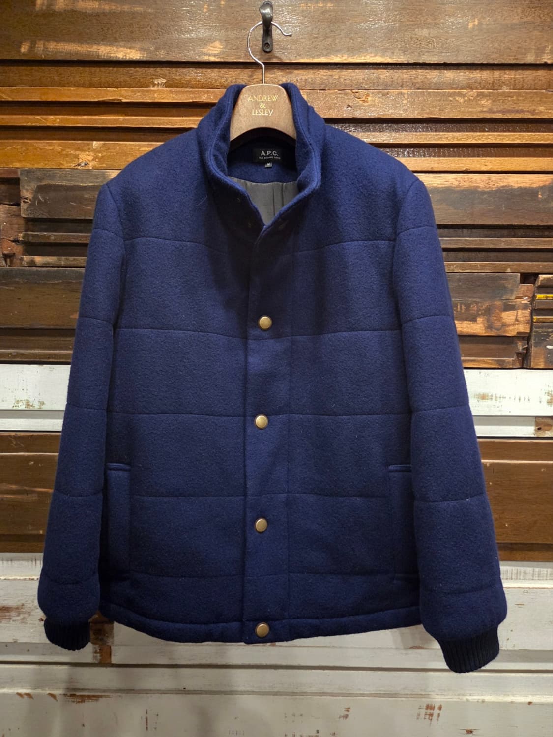 아페세 플란넬 블루종 상품이미지7