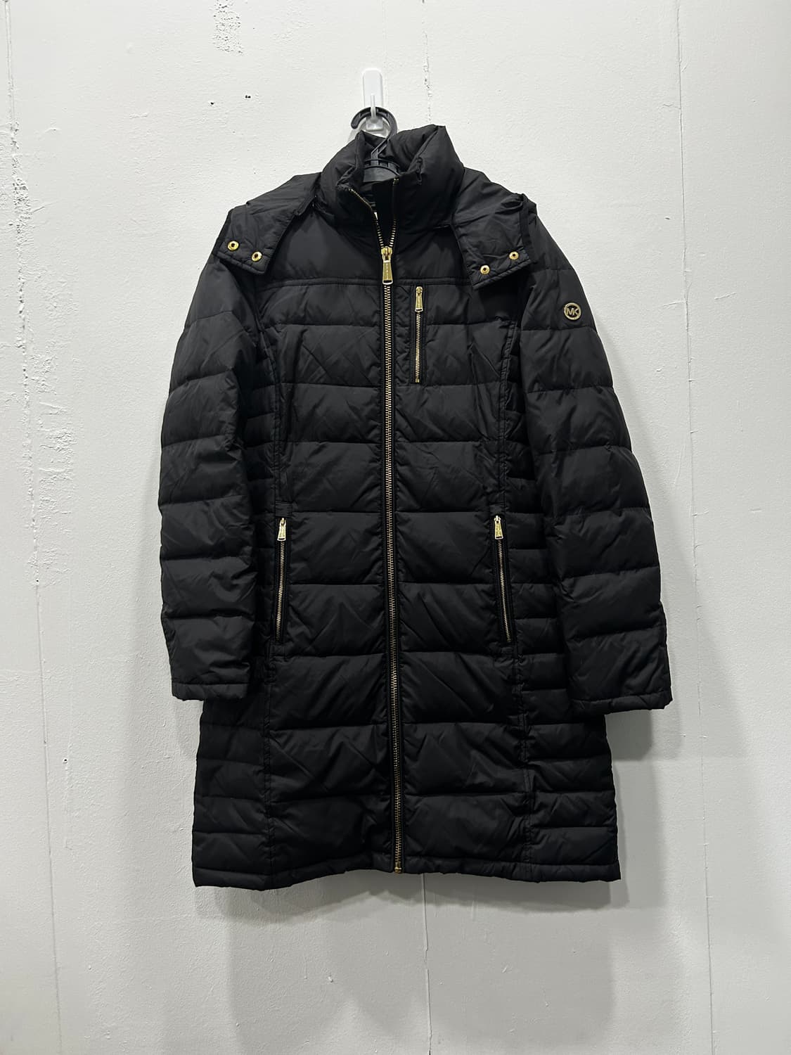 MK 마이클코어스 다운 패딩 블랙 금장 여성 55 XS 상품이미지1