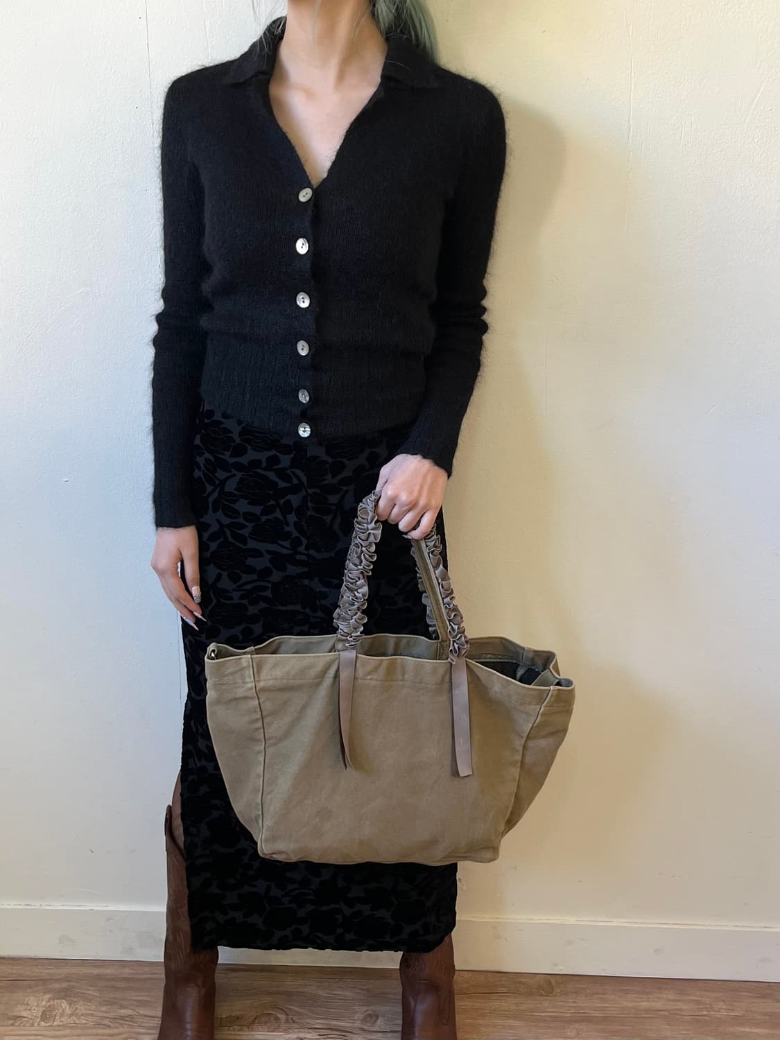 REAL CUBE 셔링 크로스백 상품이미지2