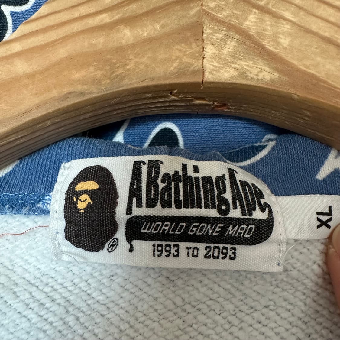 XL bape 베이프 샤크 카모 후드집업 상품이미지4