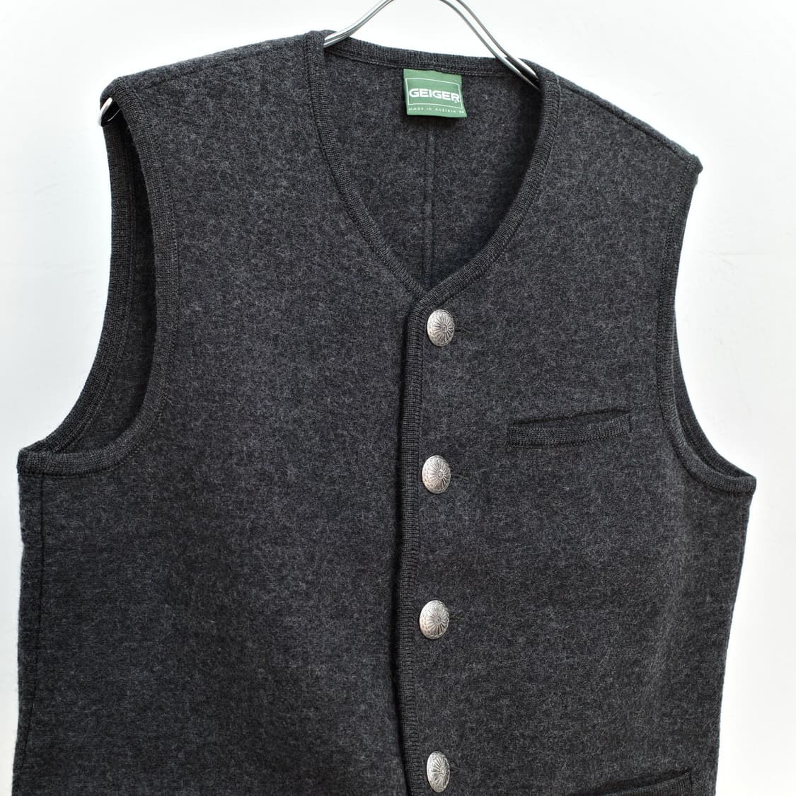 Geiger Boiled Wool Vest 상품이미지2