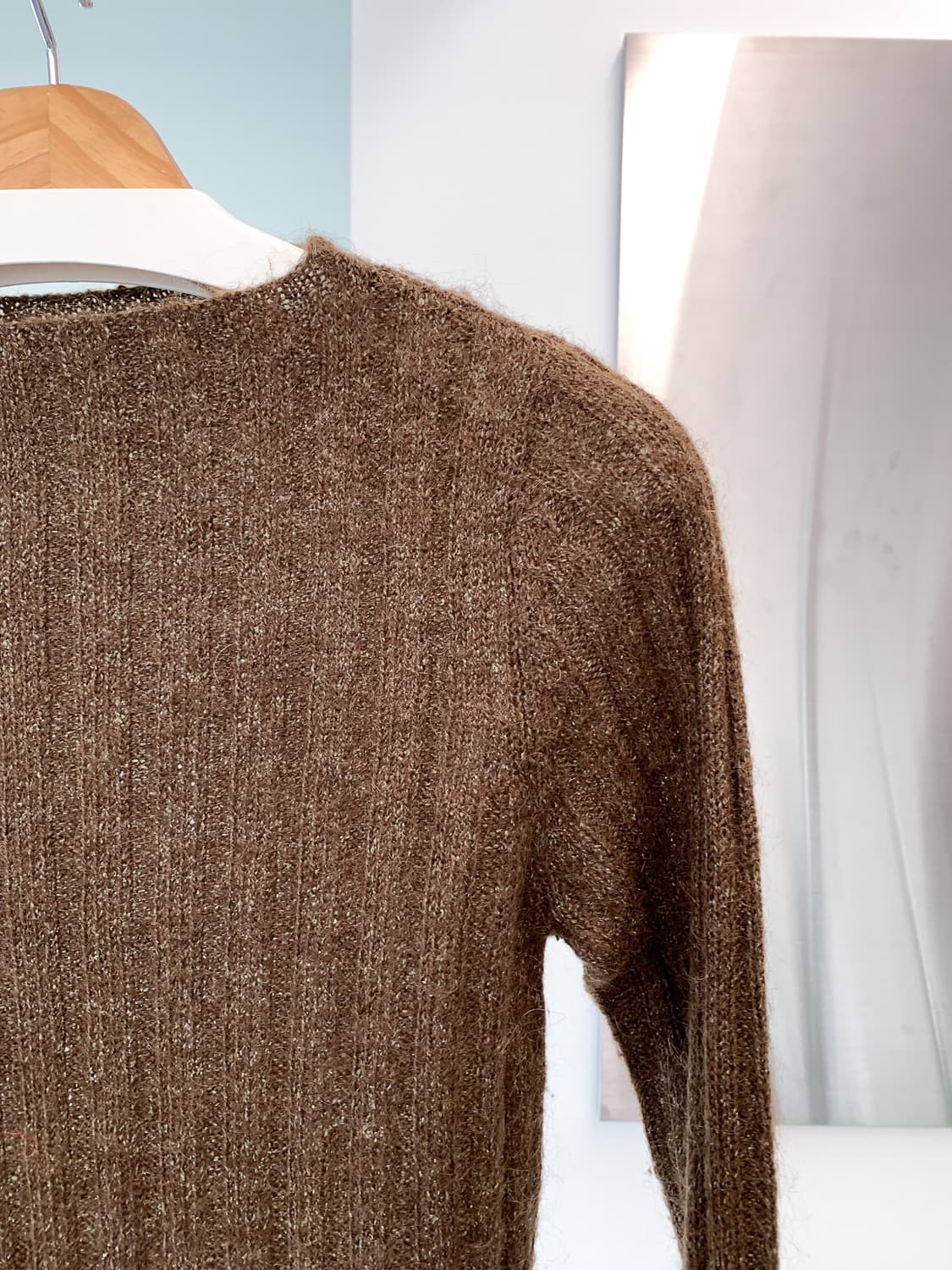 JPN 모헤어 실크 혼방 니트 85 상품이미지5