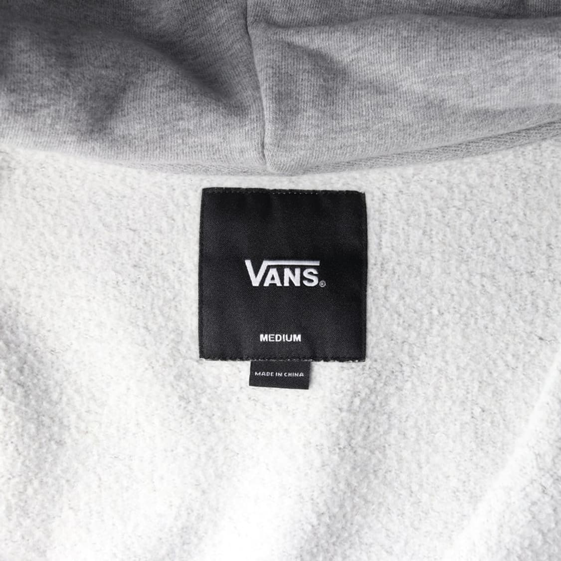 VANS 클래식 화이트 자수 로고 후드 집업 그레이 M 상품이미지6