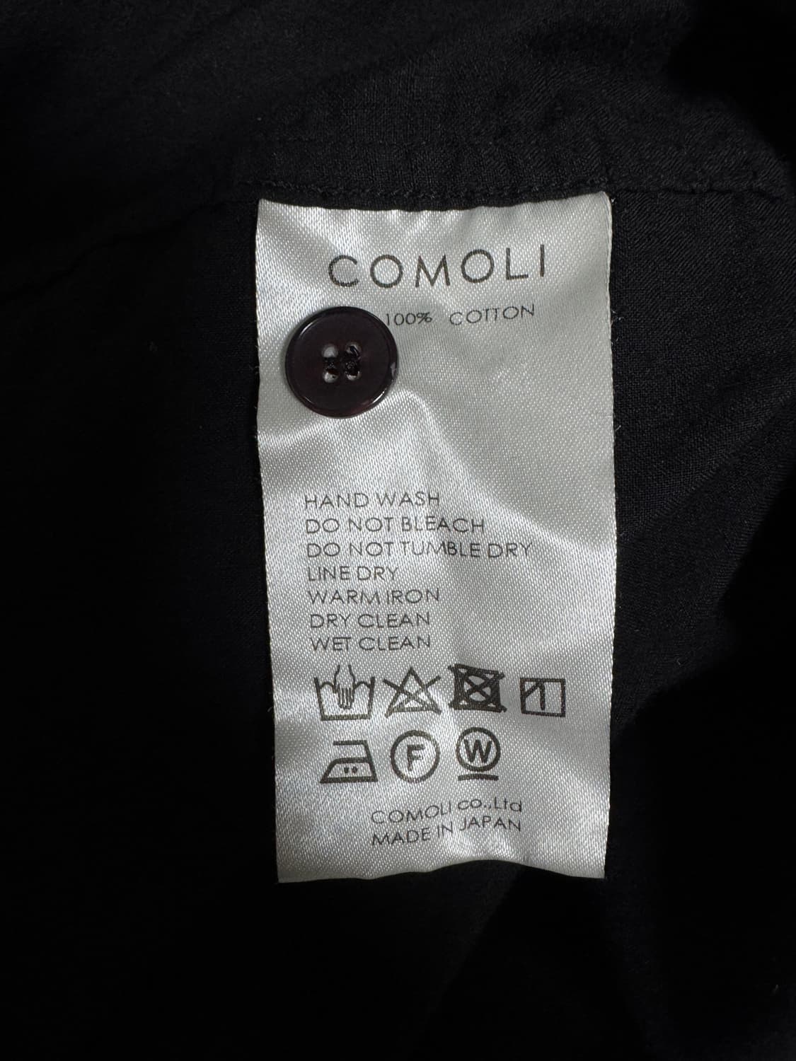 (2) 코모리 KHADI 코튼 셔츠 24AW 상품이미지3