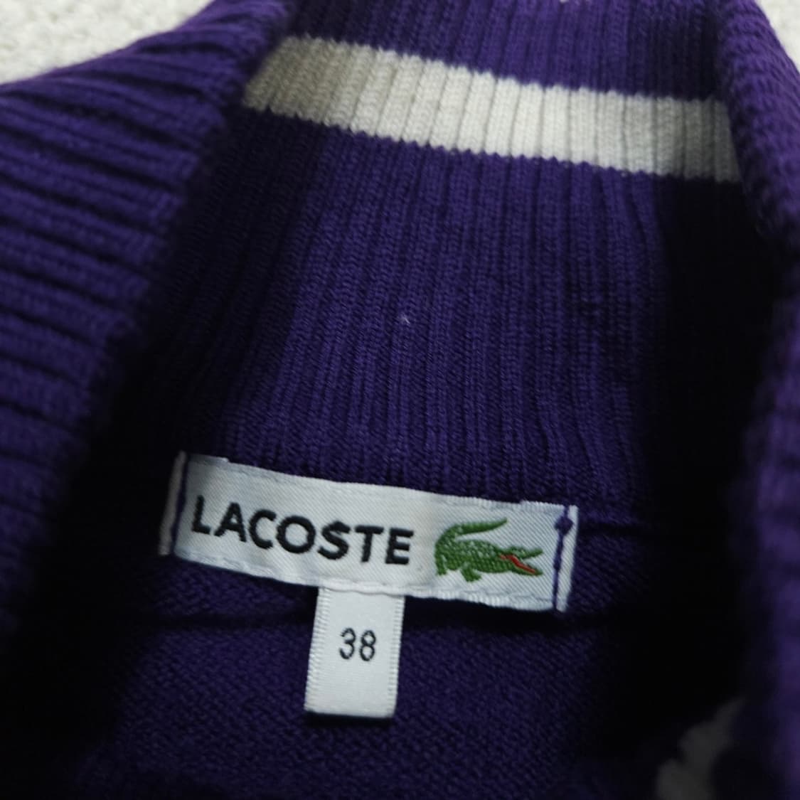 라코스테 울 니트 집업 38 상품이미지4