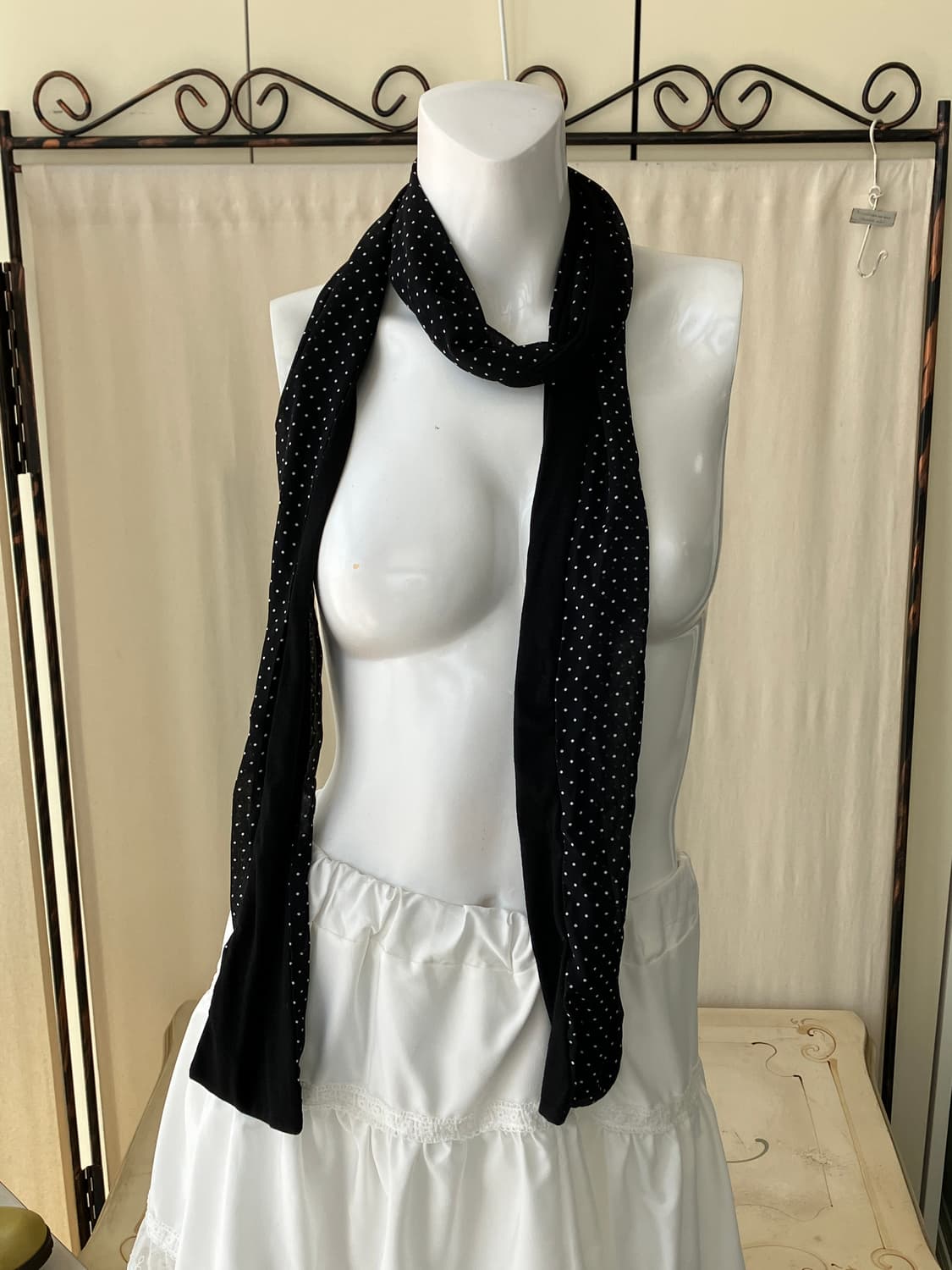  black dot sheer muffler 상품이미지2