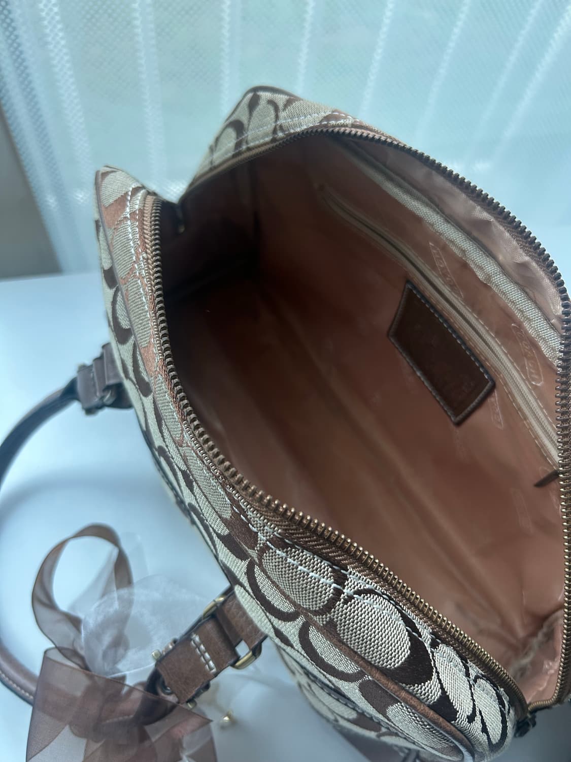 !!신상🤎)) Coach 코치 시그니처 브라운 토트백 상품이미지3