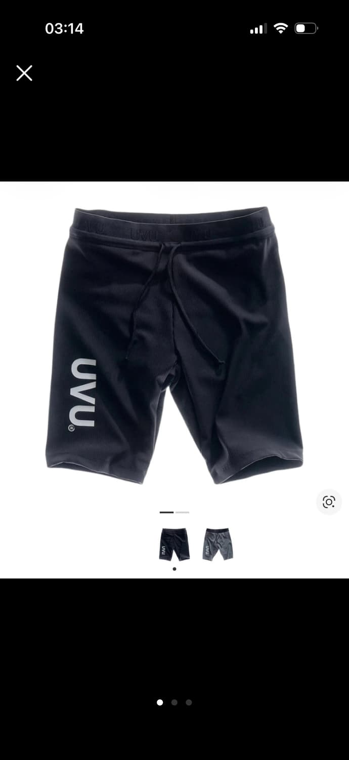 (새상품) UVU 하프 타이츠 블랙 M 상품이미지1