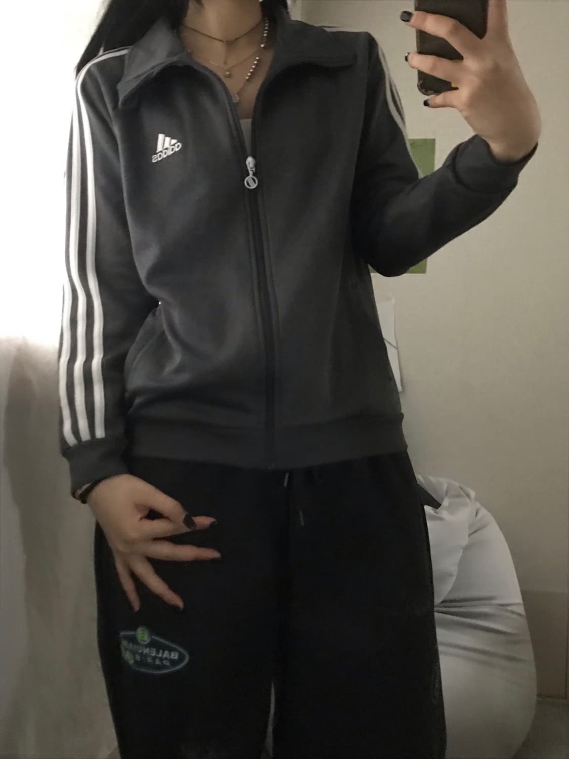 아디다스 그레이 빅로고 져지 상품이미지6