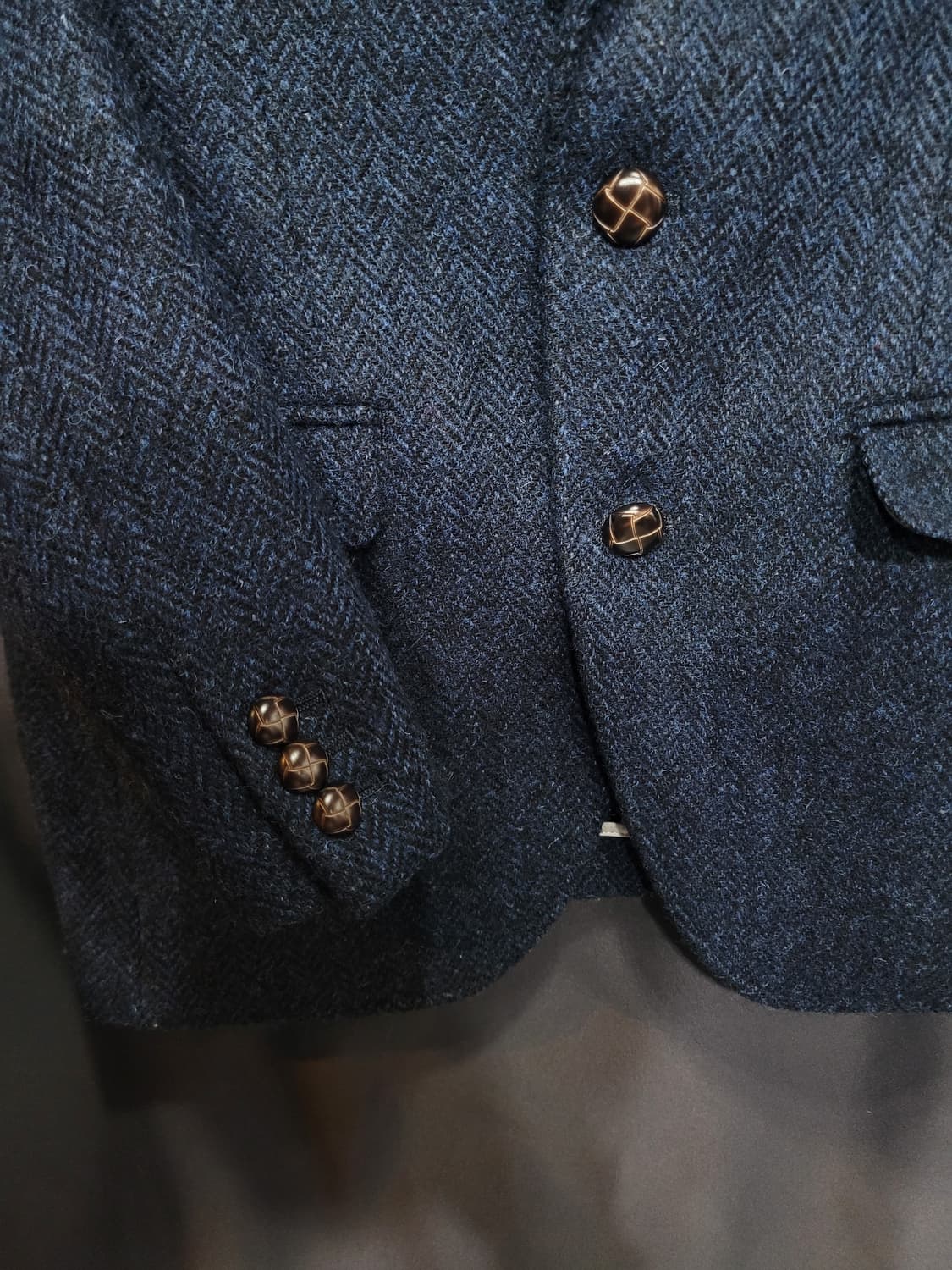 Harris Tweed 해리스 트위드 헤링본 블레이저 울자켓  상품이미지3