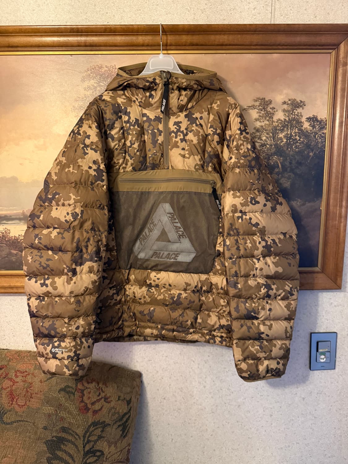 팔라스 퍼텍스 Q 라이트 다운 자켓 브라운 모스 카모  상품이미지1