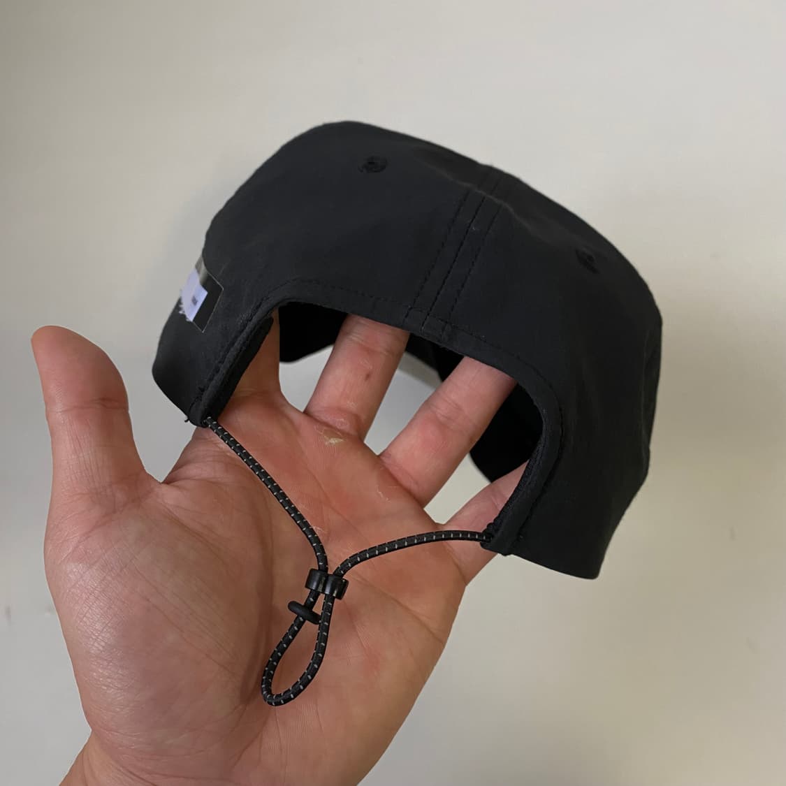 [Free] 새티스파이 피스쉘 러닝 캡 블랙 상품이미지5