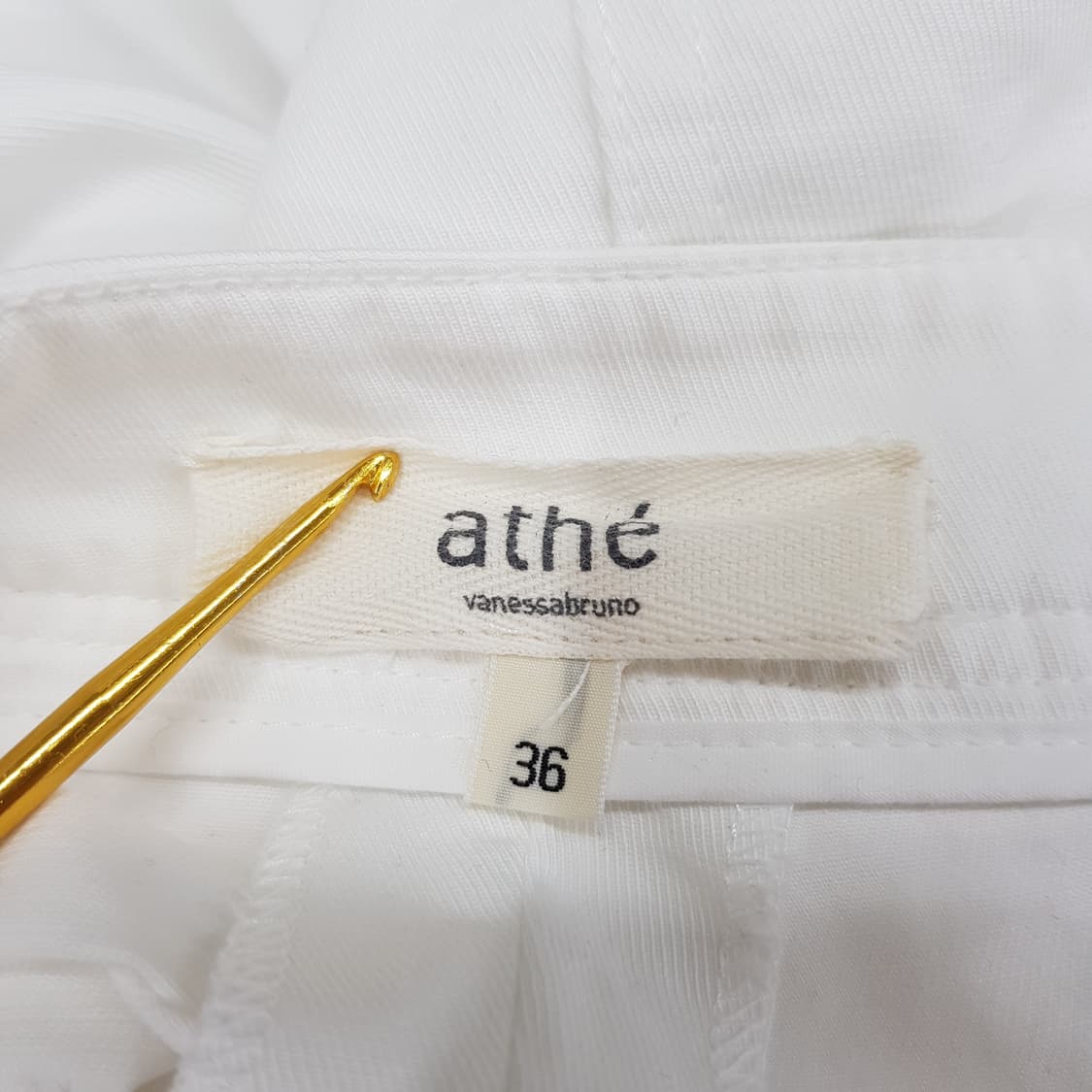 아떼바네사브루노 2025 린넨 혼방 와이드 팬츠 36사이즈 상품이미지6