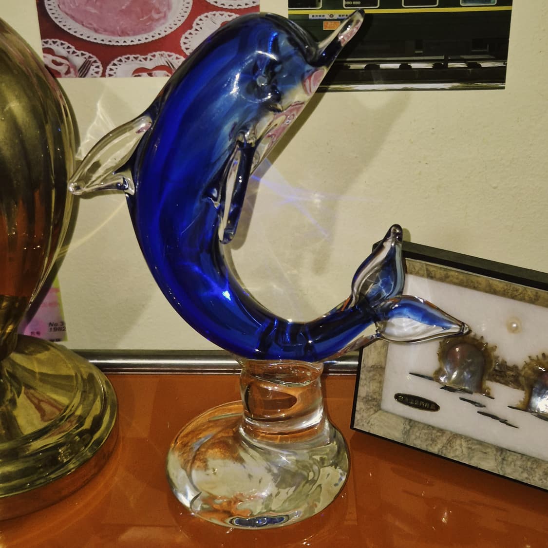 70s 이탈리아 무라노 돌고래 대형 오브제 상품이미지6