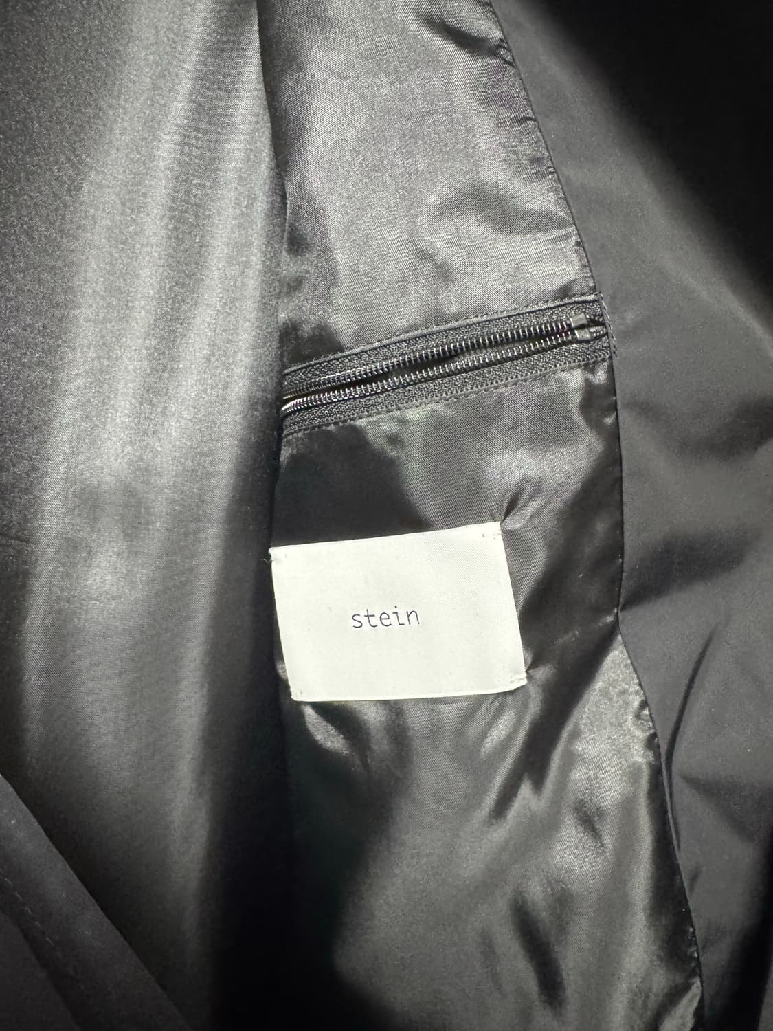 Stein 슈테인 나일론 타프타 집 자켓 블랙 상품이미지6