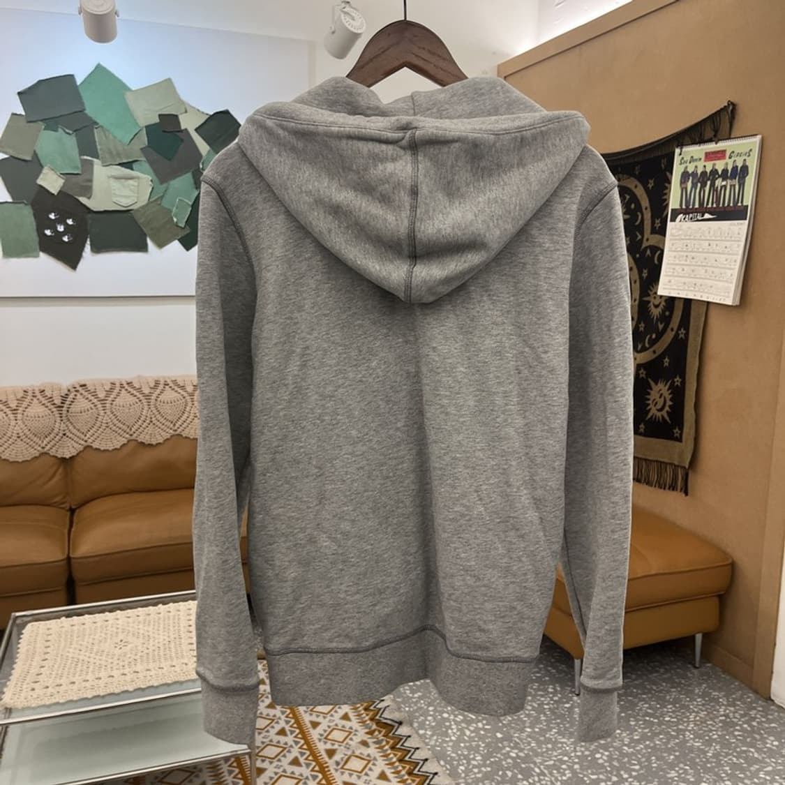 버커루 올드스쿨 빈티지 스트릿 고딕 펑크 후드집업 M C10787 상품이미지4