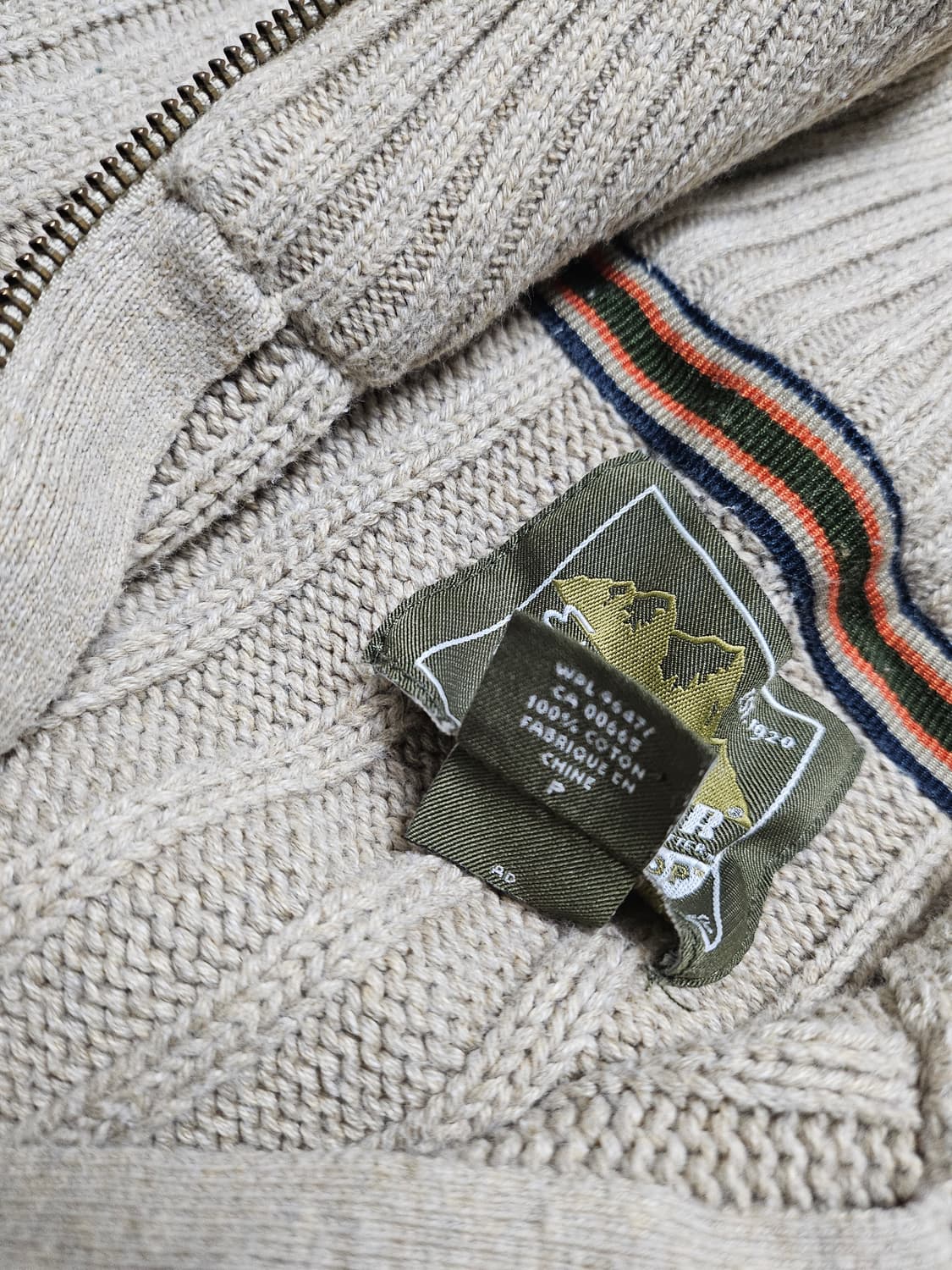 에디바우어 하프집업 니트 상품이미지4