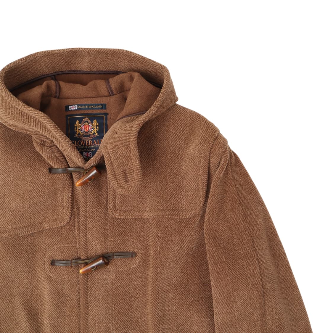 Gloverall 글로버올 뉴 울 헤링본 더플코트 상품이미지2