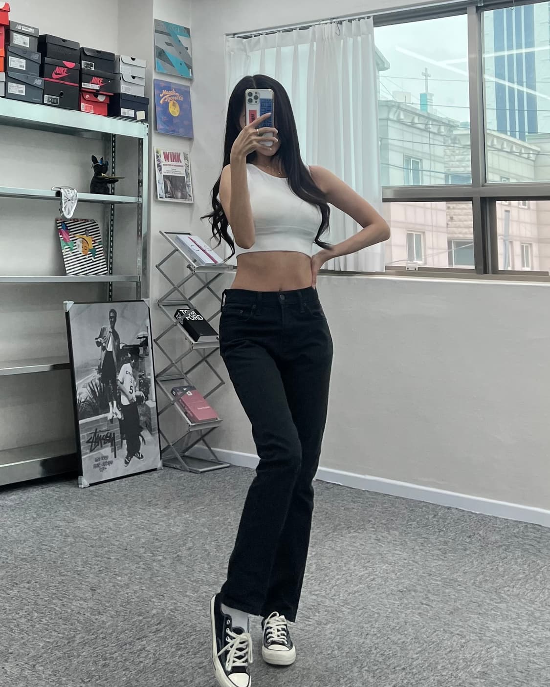 (허단39.5)리바이스 510 블랙-M1686 상품이미지8