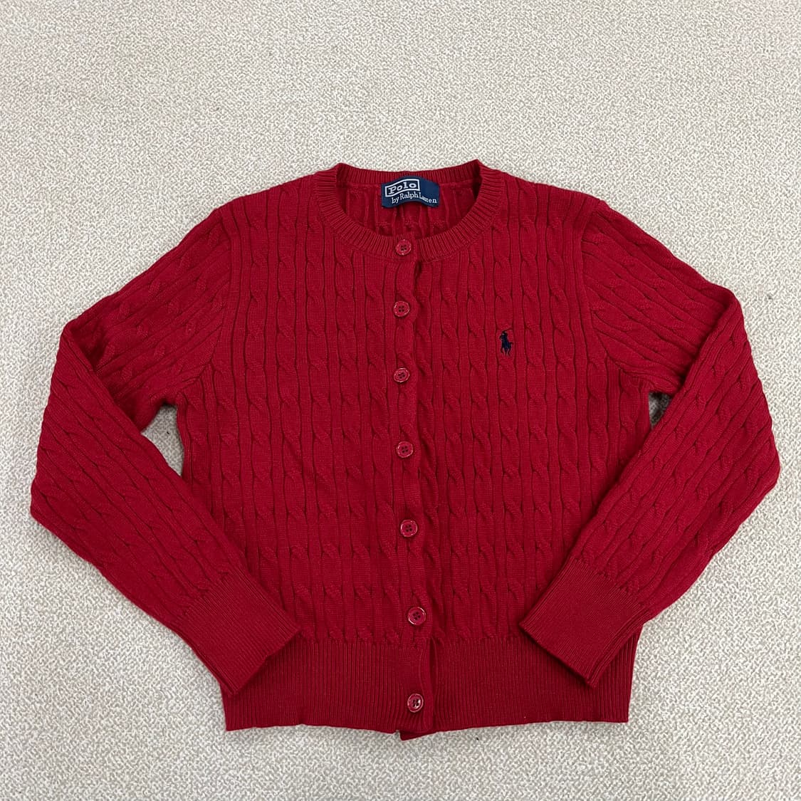 실측확인 폴로 케이블 니트 가디건 0202M1 상품이미지1