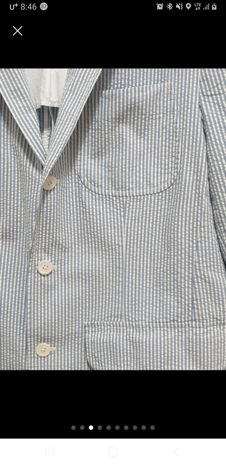 폴로랄프로렌 코튼 시어서커 블레이져 자켓100 상품이미지3