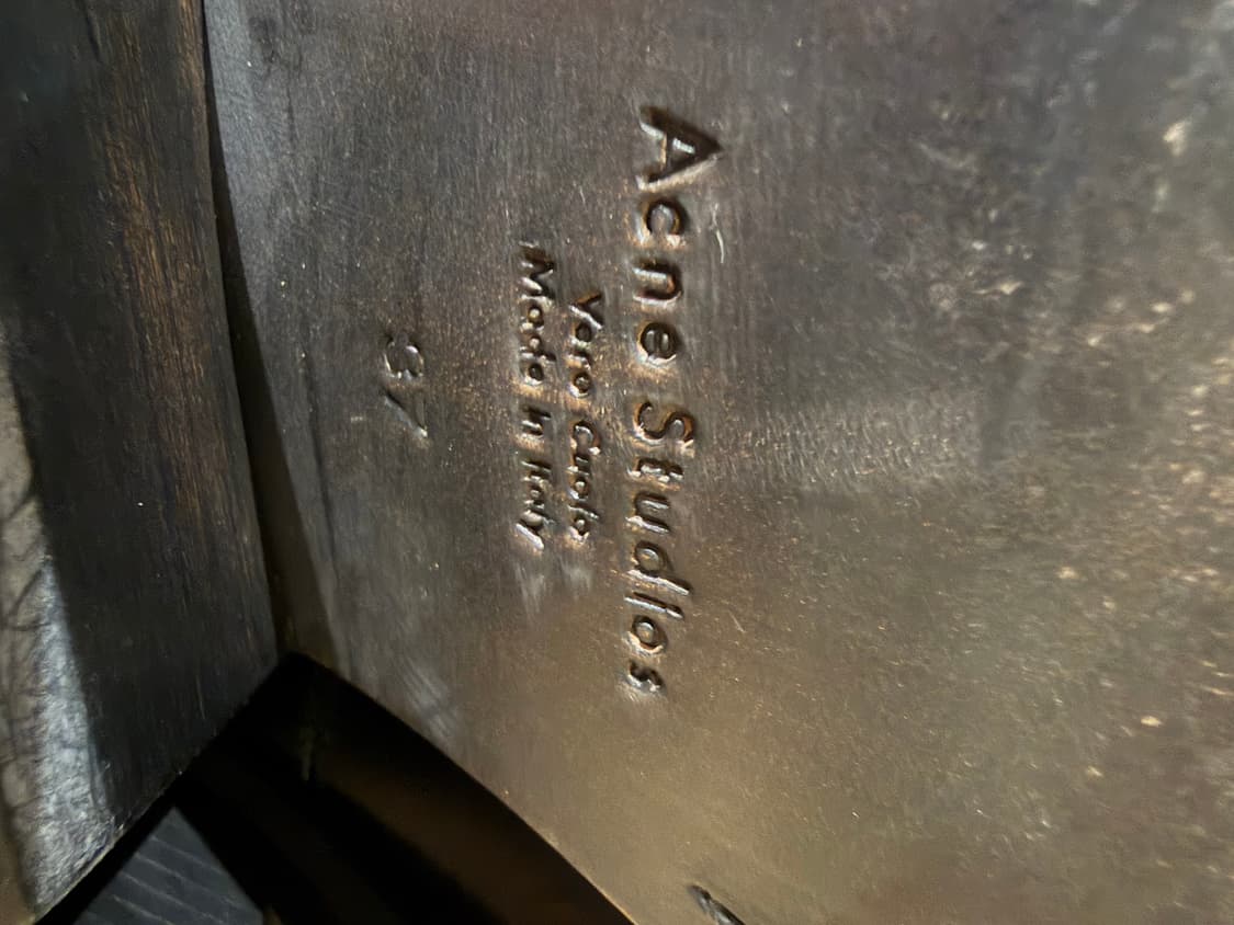 아크네스튜디오 블랙 부츠 37 상품이미지8