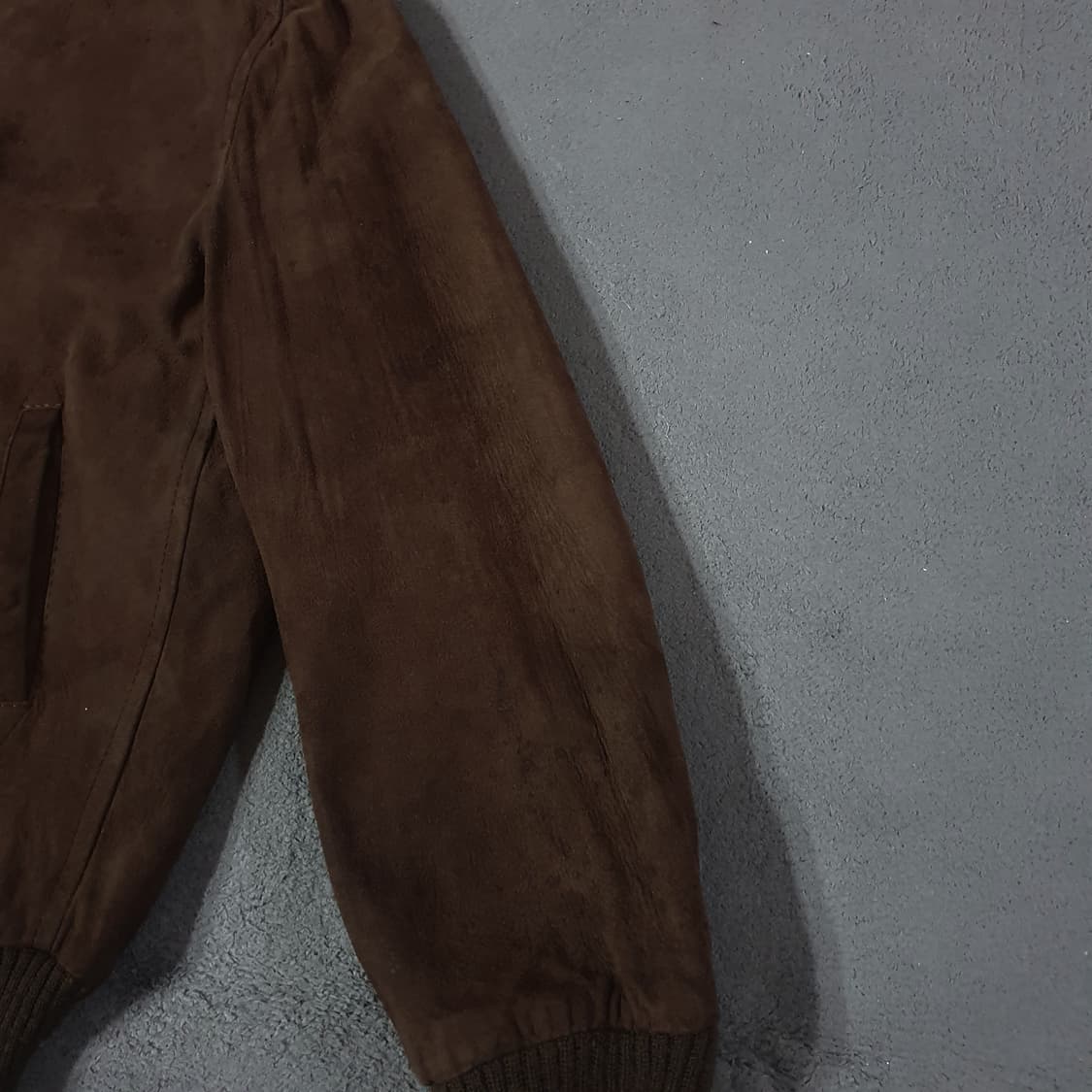 XL 스트롱앤피셔 STRONGS AND FISHER 스웨이드 블루종 자켓 상품이미지4