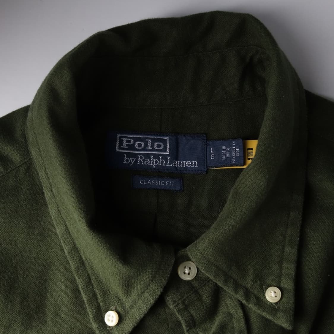 폴로 랄프로렌 클래식핏 다크그린 옥스포드 셔츠 L 상품이미지5