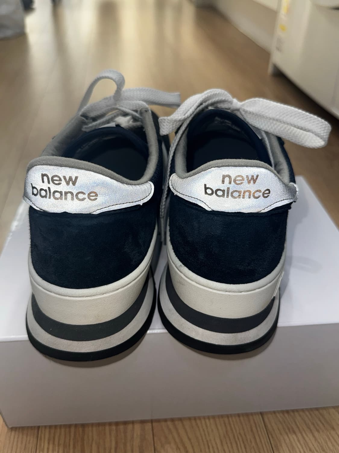 뉴발란스 990v1 메이드 인 USA 네이비 285 상품이미지4