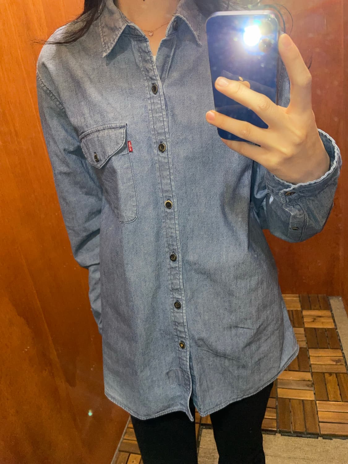 Levi's 리바이스 코튼 데님 셔츠 상품이미지2