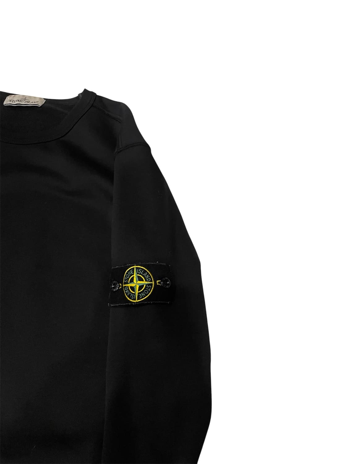 스톤아일랜드 블랙 맨투맨 상품이미지2