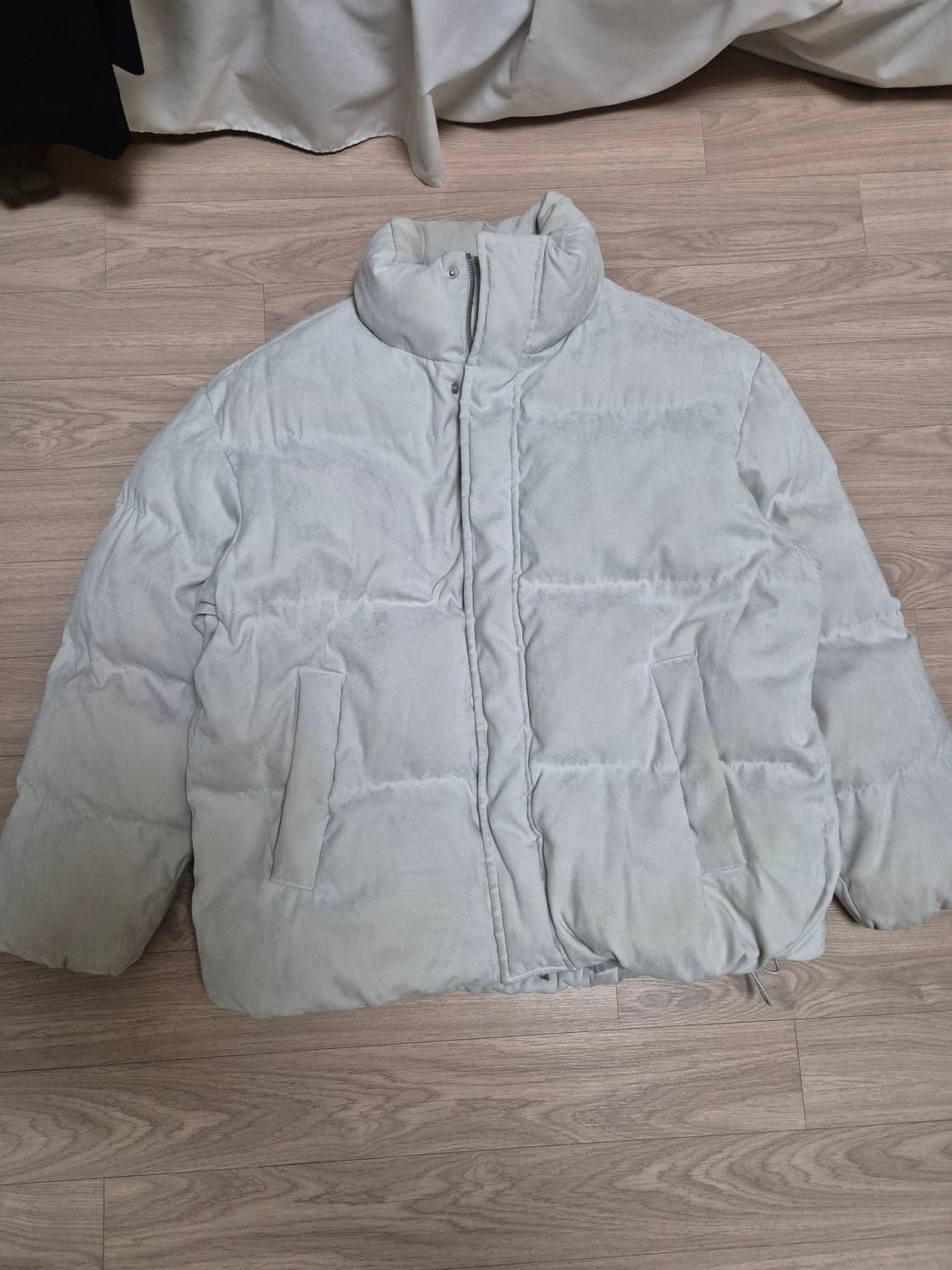 스파오 스웨이드 패딩 상품이미지1