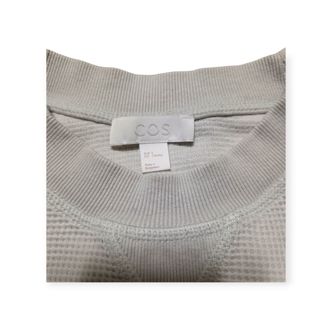 COS 코스 베이지 맨투맨 M 100사이즈 상품이미지2