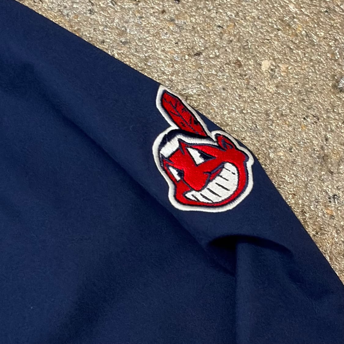 새상품급 00s 미국 빈티지 나이키 클리브랜드 인디언스 풀오버 바람막이 상품이미지6