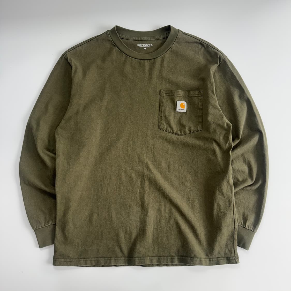 Carhartt 칼하트 원포켓 카키 롱슬리브 상품이미지3