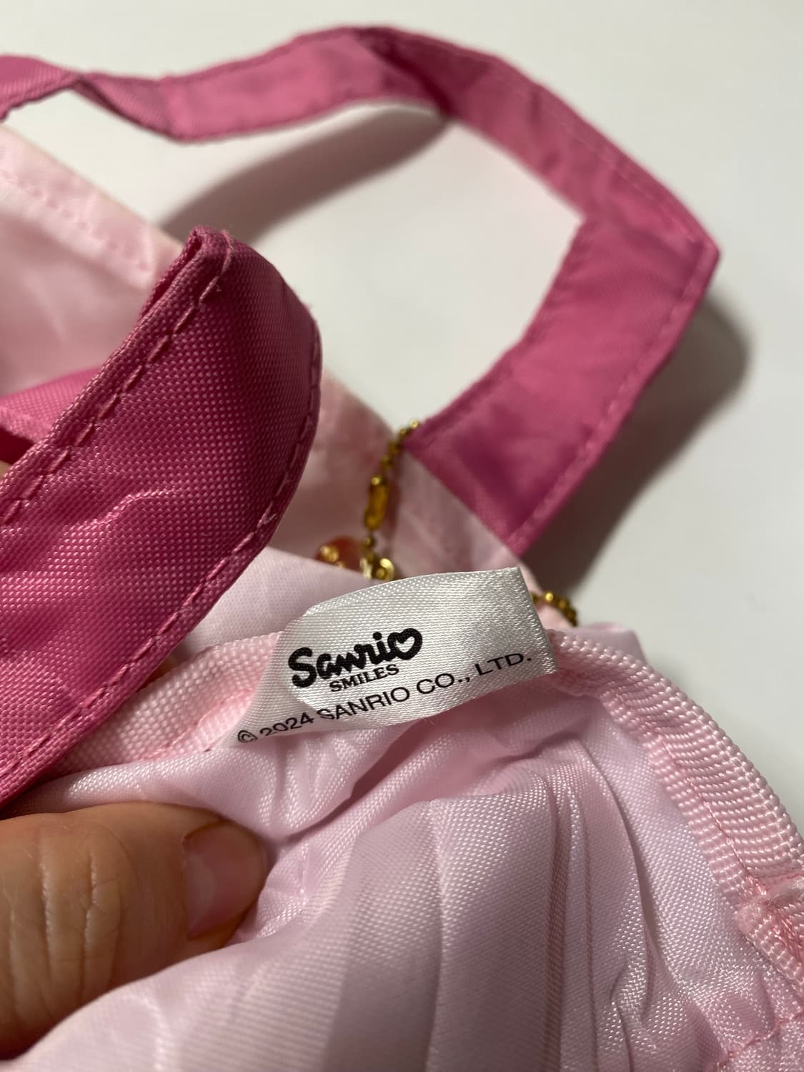 헬로키티 50주년 핑크 토트백 상품이미지7