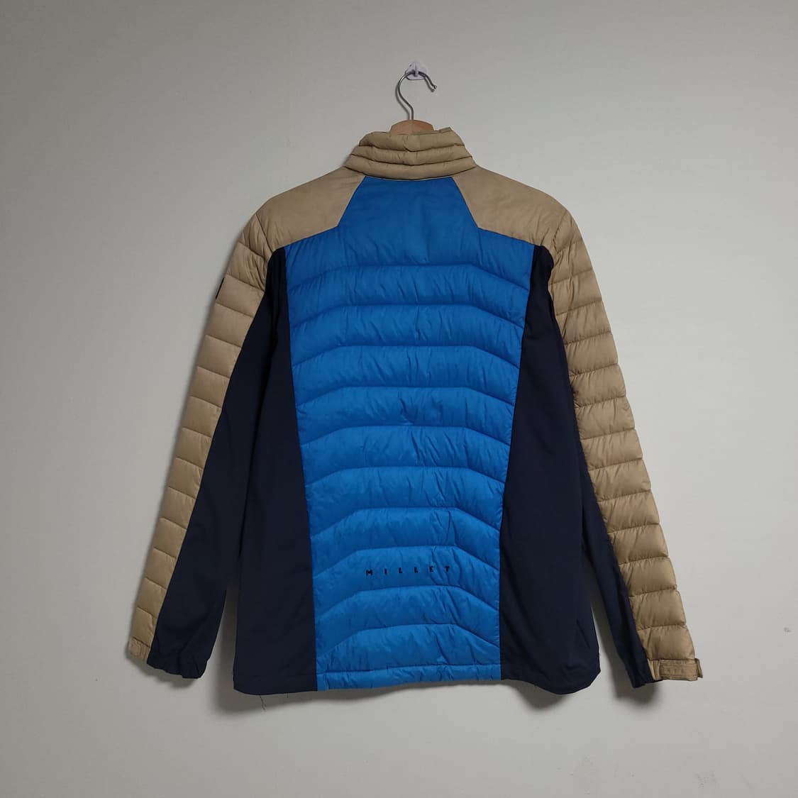 (100) MILLET 밀레 컬러블록 경량 패딩 자켓 등산복 상품이미지3