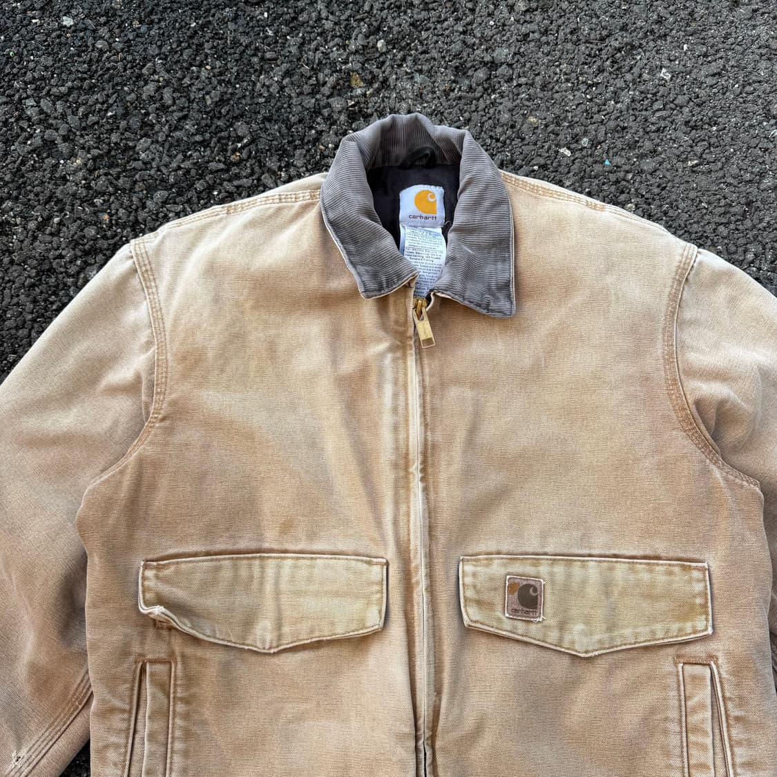 빈티지 칼하트 J165 BRN 워크 자켓 M 상품이미지3