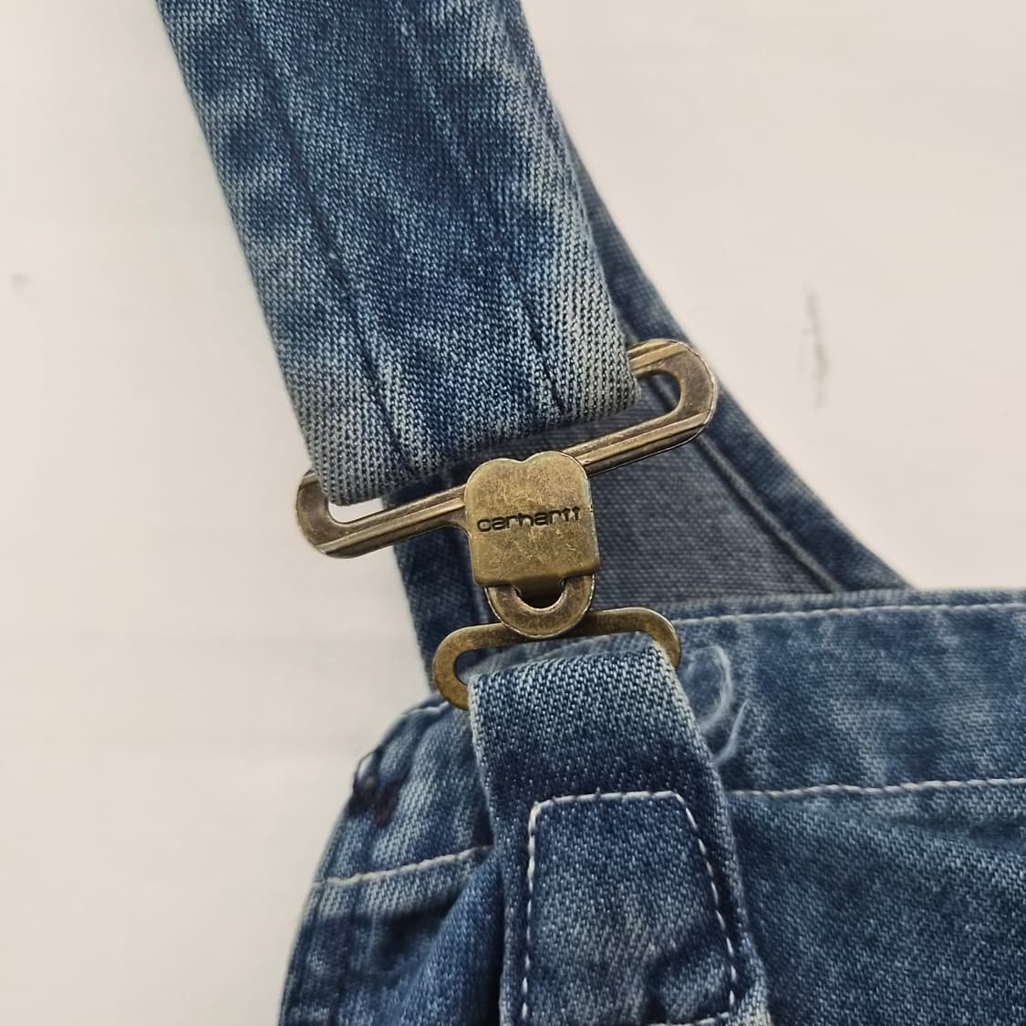 칼하트 데님 오버롤 멜빵바지 남성 40in 상품이미지3