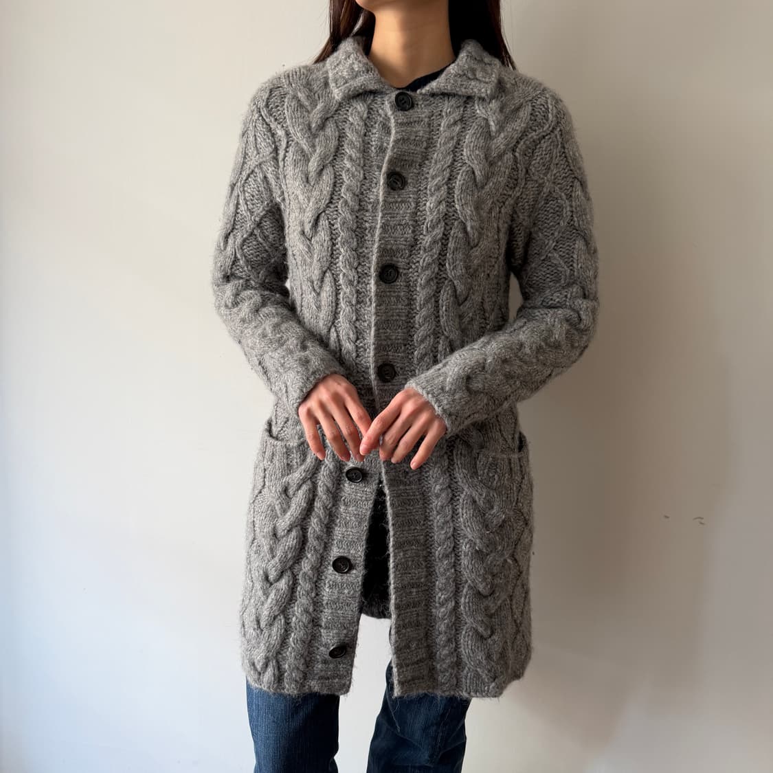  헬무트랭 니트 가디건 S 상품이미지8