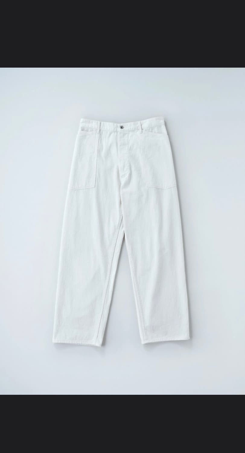 캡틴선샤인 버클백 데님 화이트 상품이미지4