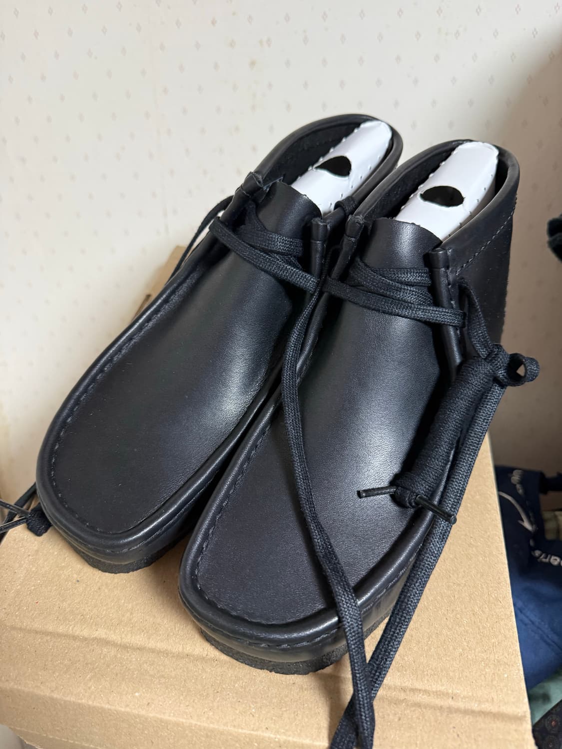 클락스 왈라비 레더 블랙 250 상품이미지2