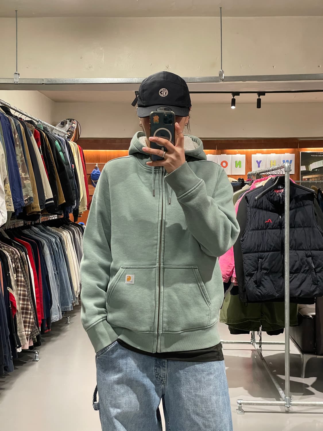 칼하트 쉐르파 후드 집업   상품이미지1