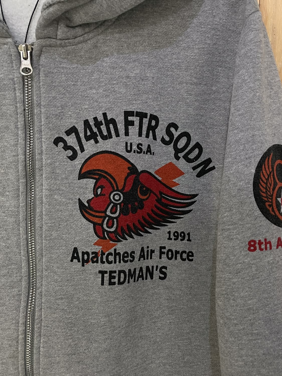 테드컴퍼니 374th FTR SQDN 집 후디 상품이미지6
